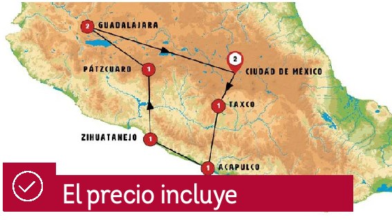 México Tapatío y Acapulco