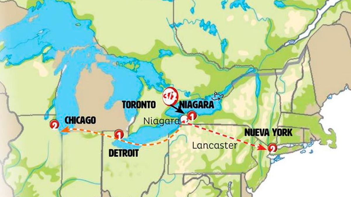Toronto, Niágara y Nueva York
